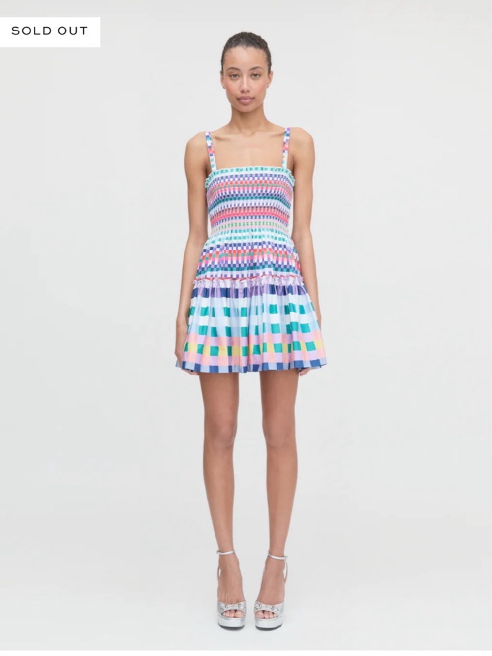 Hill House Home Seraphina Mini Nap Dress in Multi Gingham - Picture 2 of 5